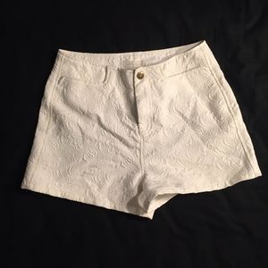 High Waist UO White Shorts Size 2